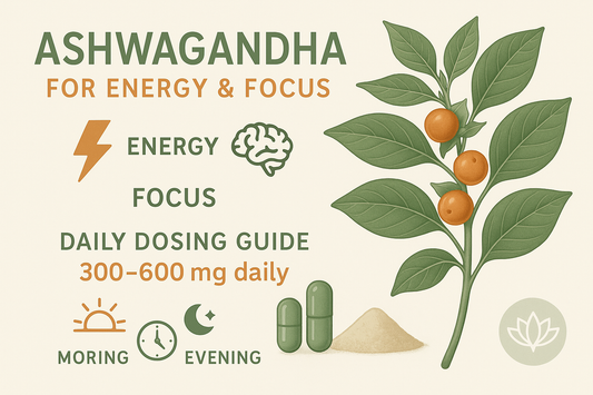 Ashwagandha for Energy and Focus: Daily Dosing Guide