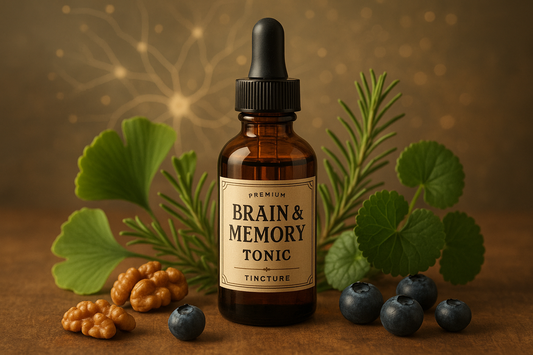 Supporting Cognitive Health with a Brain and Memory Tonic Tincture
