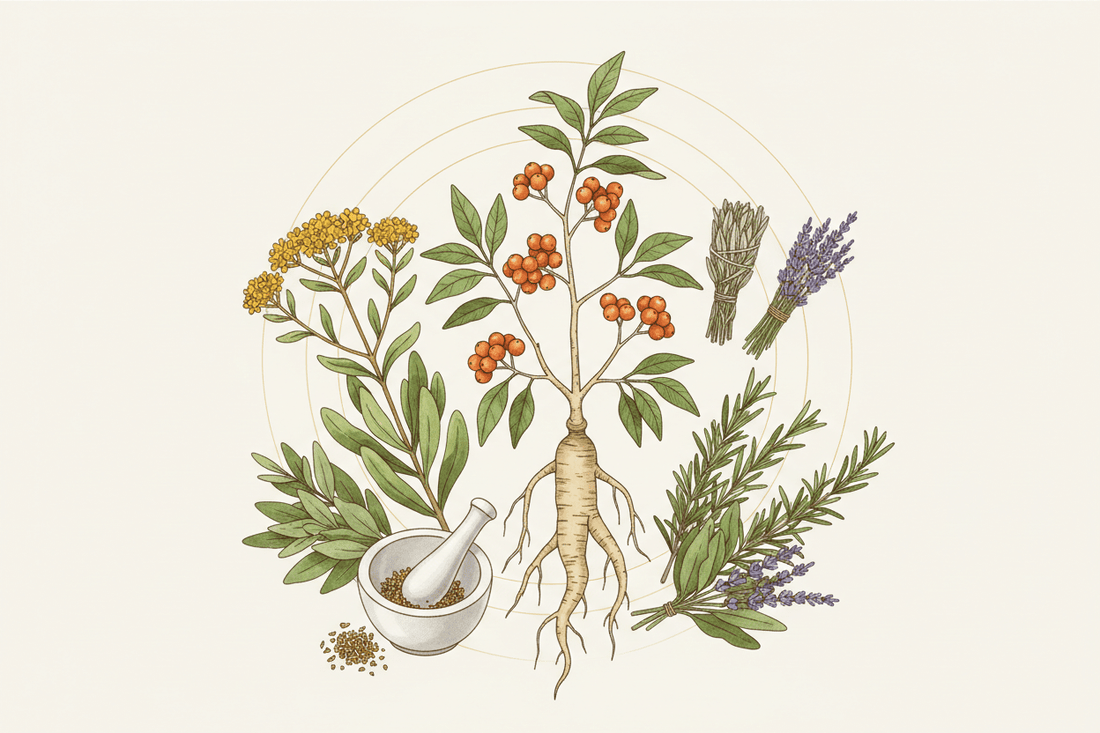 Adaptogens 101: How Herbs Like Ashwagandha and Rhodiola Support Stress, Energy, and Daily Balance