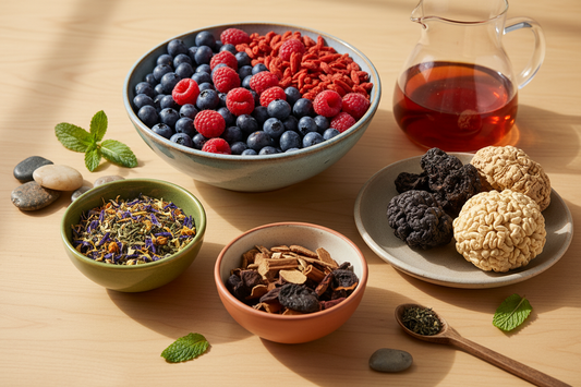 Antioxidant Rituals: How Berries, Mushrooms & Herbal Blends Support Daily Vitality