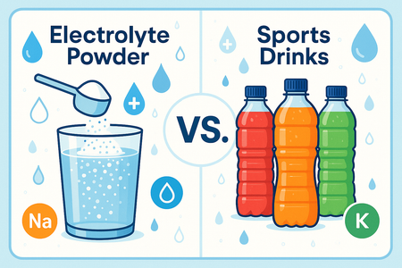 Electrolyte Powder vs. Sports Drinks: What’s Better for Hydration?