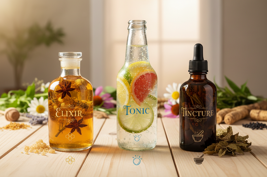 Elixir vs Tonic vs Tincture: What’s the Difference?