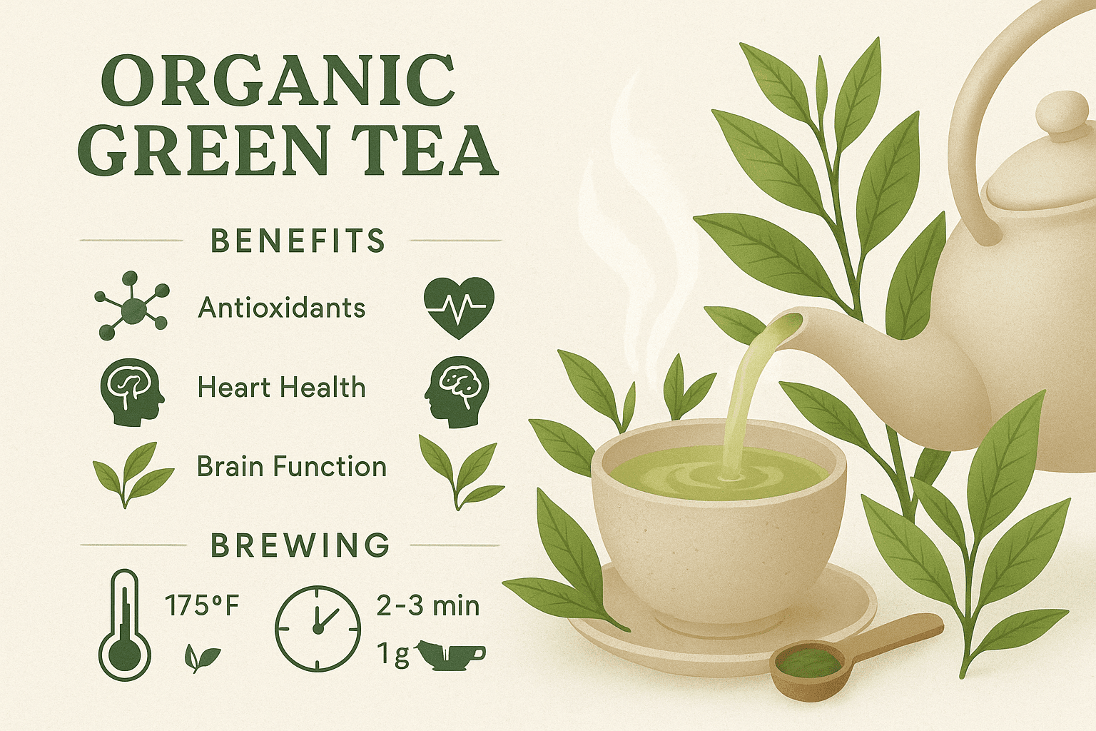 Everything You Need to Know About Organic Green Tea Benefits and Brewi ...