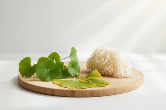 Focus & Clarity: How Herbs Like Gotu Kola, Ginkgo & Lion’s Mane Support Cognitive Wellness