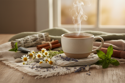 Grounded Calm: How Warm Herbal Drinks Help Settle the Body, Slow the Mind & Restore Presence