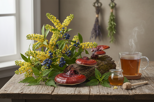 Herbal Immunity: How Botanicals Like Oregon Grape, Reishi & Nettles Support Seasonal Wellness