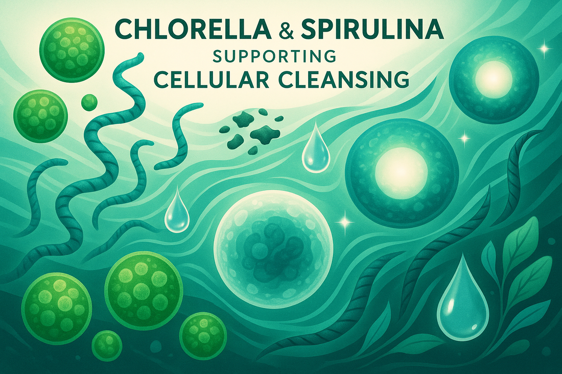 How Chlorella and Spirulina Support Cellular Cleansing