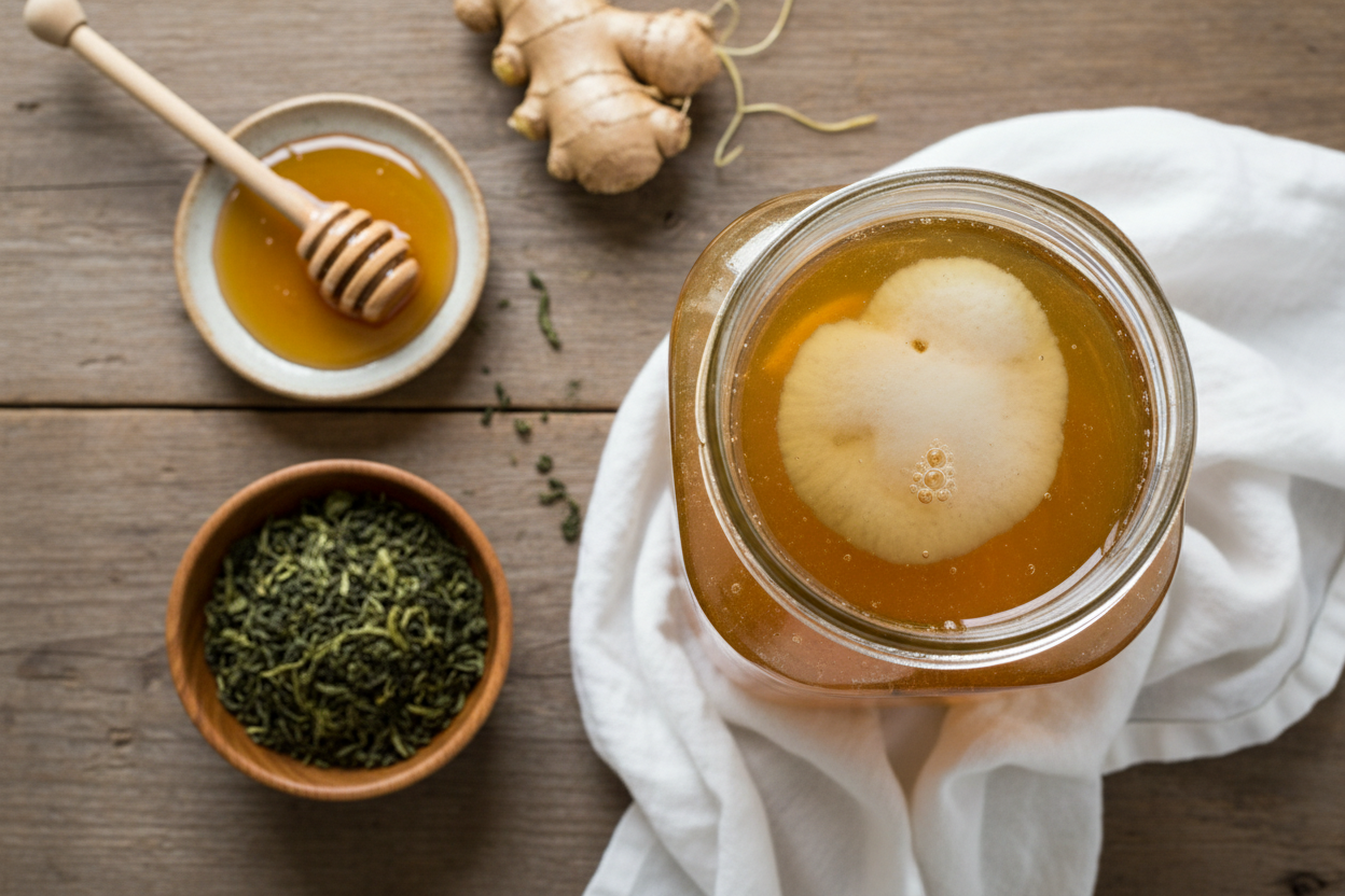 How to Brew Jun at Home: SCOBY, Honey & Step-by-Step Guide – ELIXART