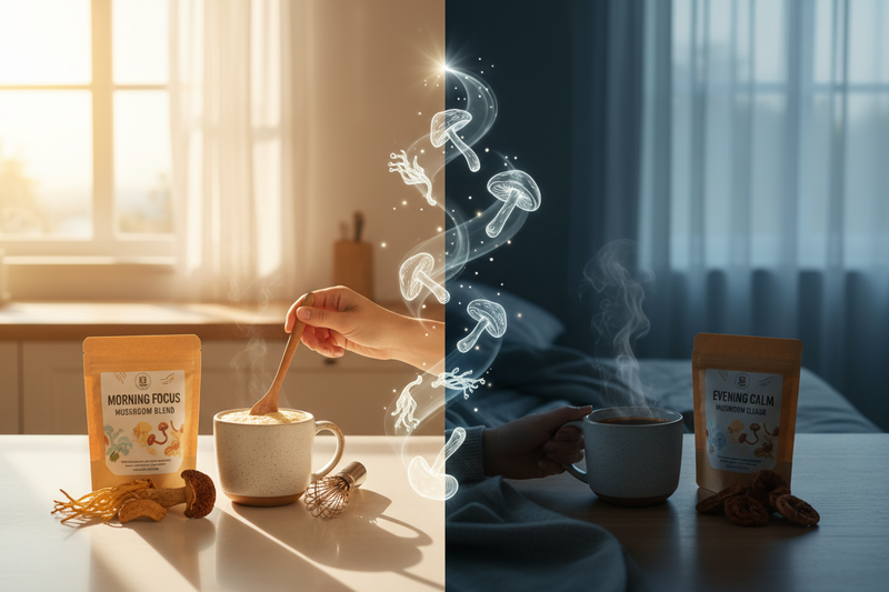 Mushroom Powder: When to Take It in the Day or Night