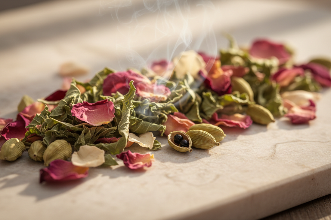 Sensuality & Presence: How Herbs Like Damiana, Rose & Cardamom Support Emotional Connection