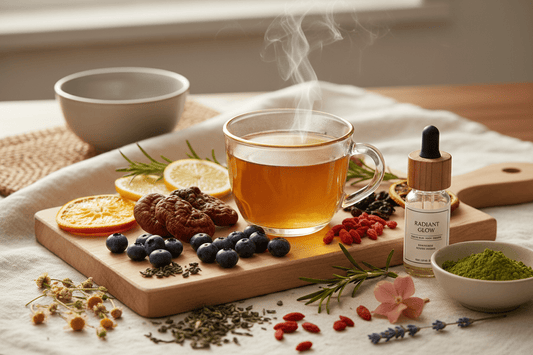 Skin From Within: How Herbal Teas, Mushrooms & Antioxidants Support Radiant, Healthy Skin