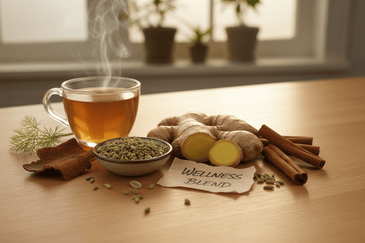 The Gut–Emotion Connection: How Herbs Like Ginger, Cinnamon & Fennel Support Calm and Digestive Ease