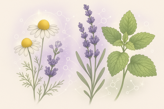 The Science Behind Calm: How Chamomile, Lavender & Lemon Balm Work Together