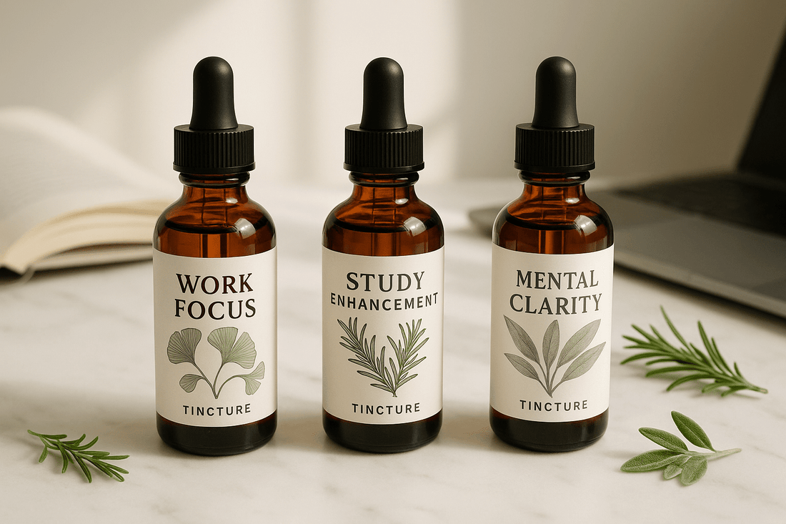 Top 3 Focus Tinctures for Work, Study & Mental Clarity
