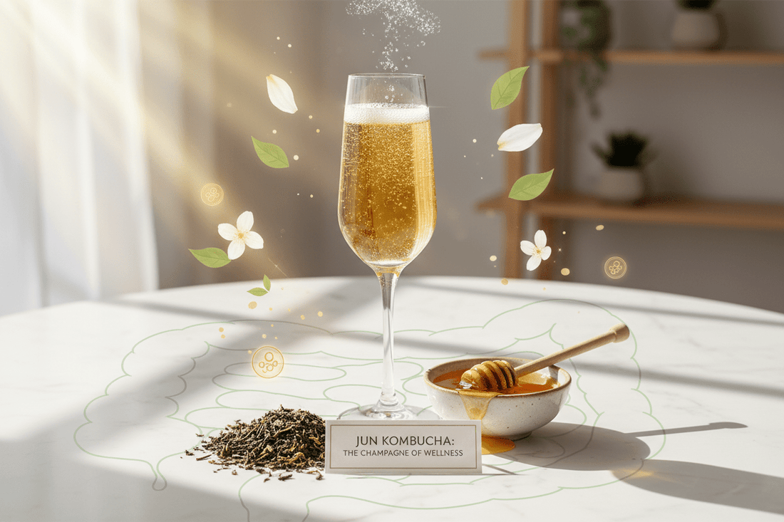 What Is Jun? The “Champagne of Kombucha” and How It Supports Gut Health and Mood