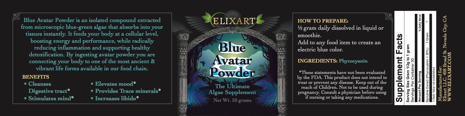 Blue Avatar Powder